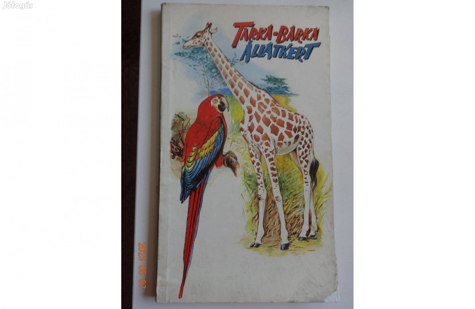 Tarka-barka állatkert - kemény lapos mesekönyv, lapozó