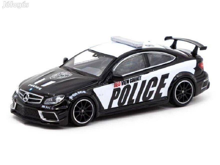 Tarmac Works Mercedes Benz C63 AMG Coupe black series police car