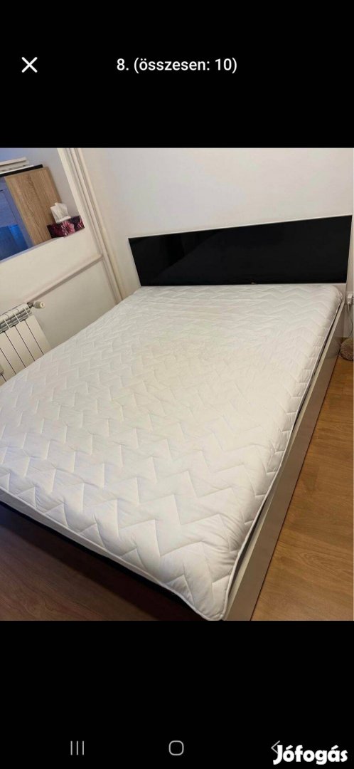 Tárolós ágykeret 160x200 cm matraccal