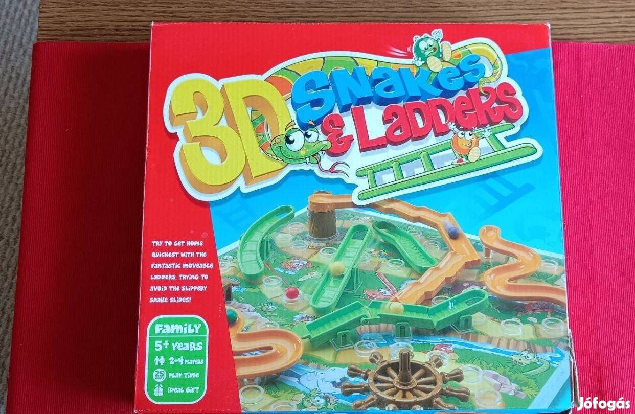 Társasjáték 3D snakes&ladders