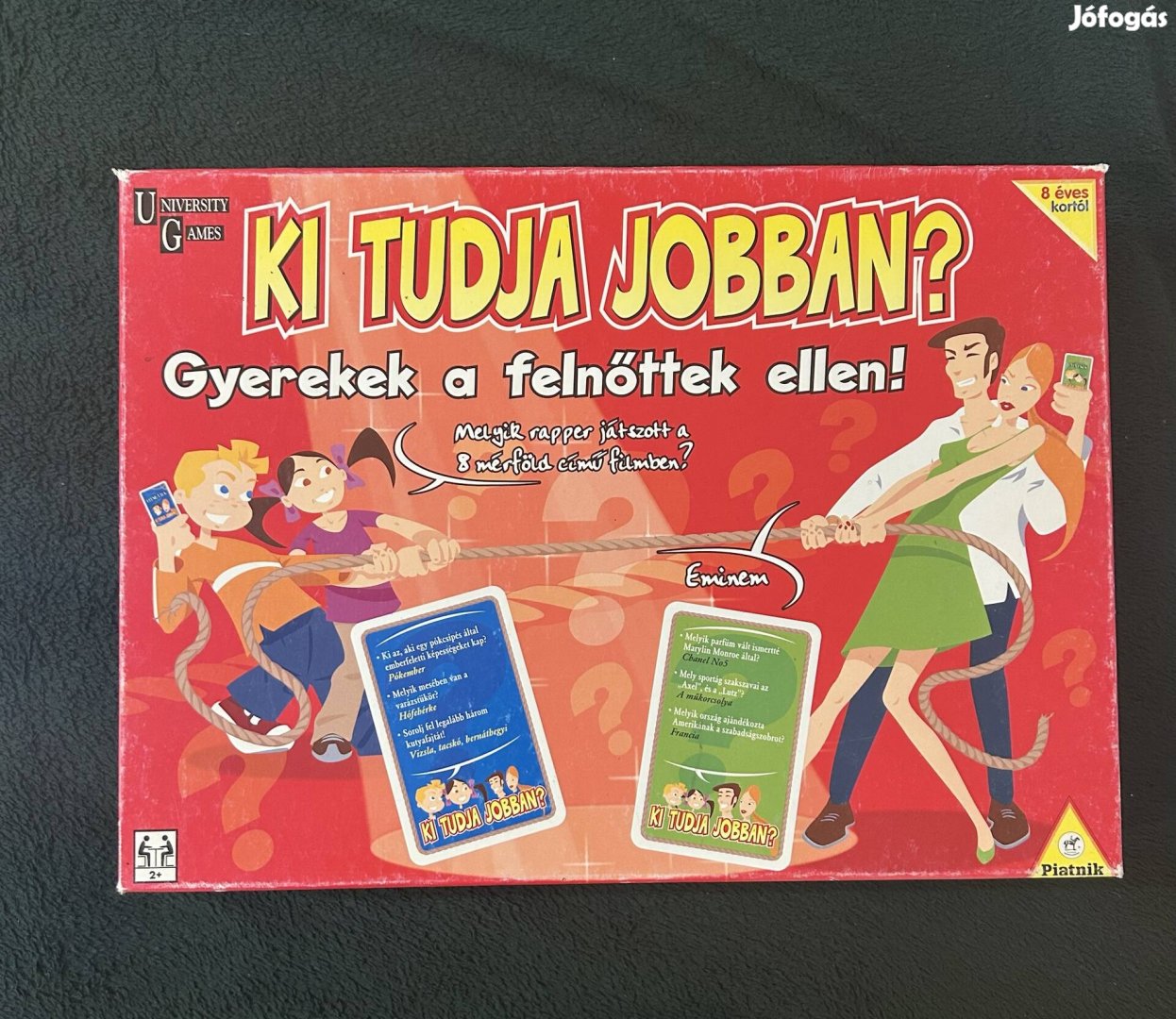 Társasjáték Ki tudja jobban