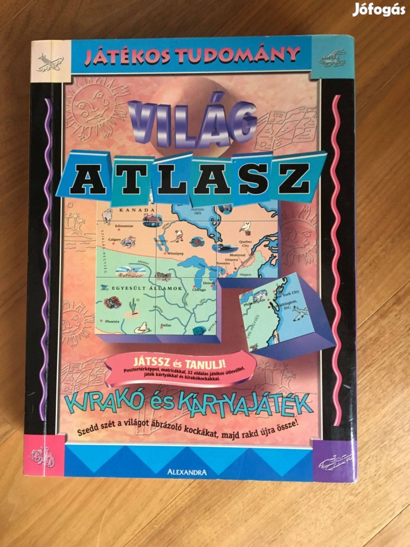 Társasjáték Világatlasz