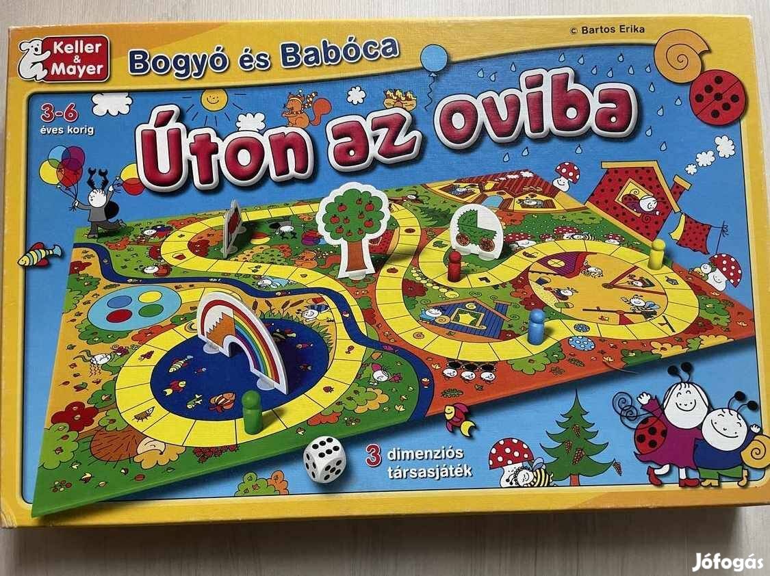 Társasjáték, Bogyó és Babóca - Úton az oviba