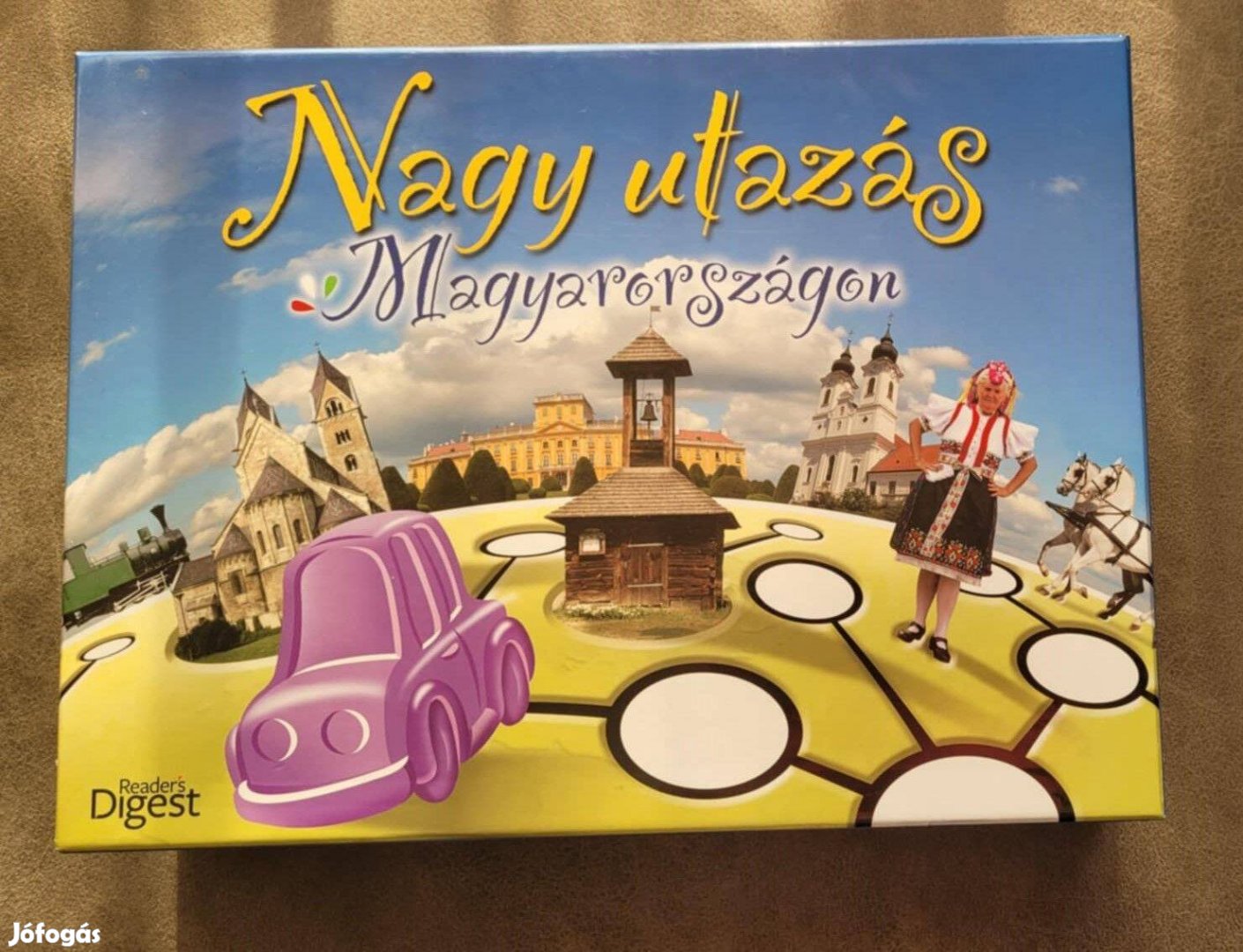 Társasjáték- Nagy utazás Magyarországon