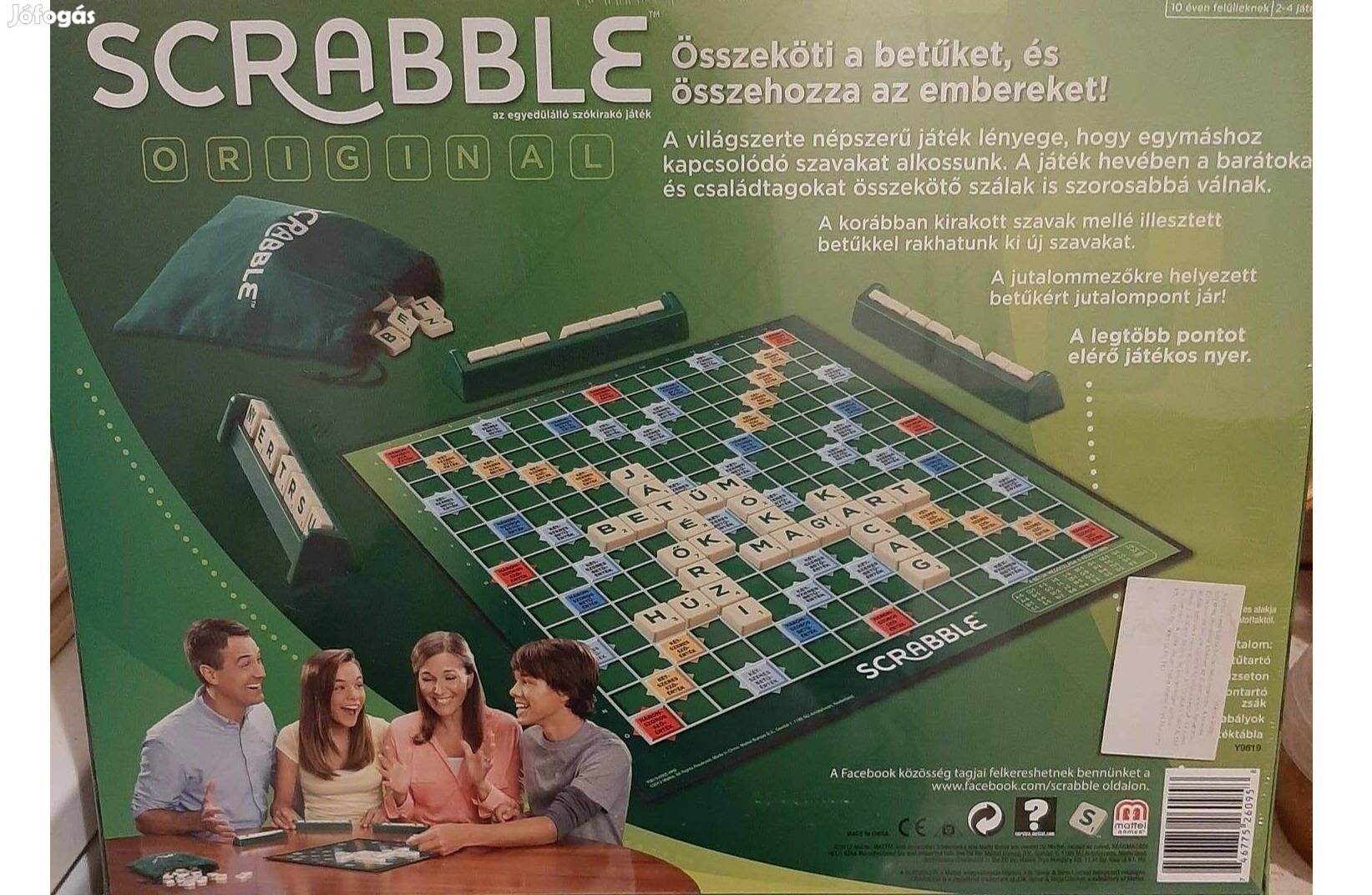 Társasjáték, Scrabble Szókirakó, teljesen Új