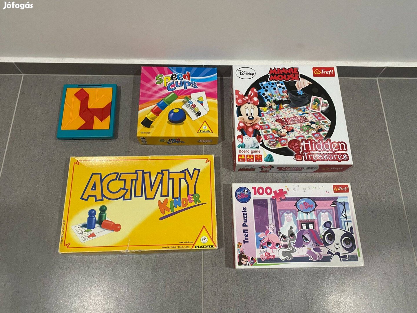 Társasjáték csomag kisebbeknek activity puzzle formafelismerő