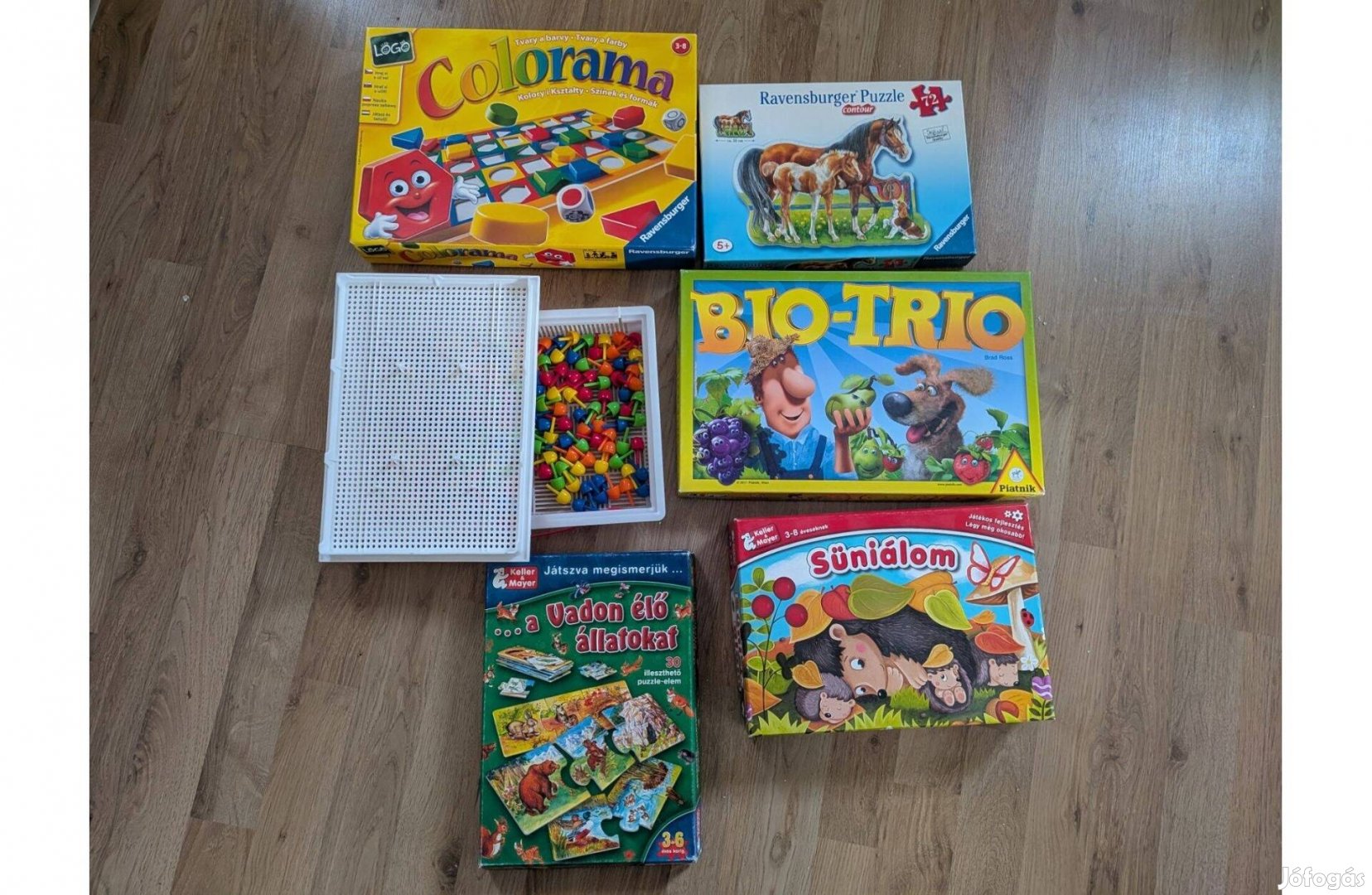 Társasjátékok, kirakók többféle