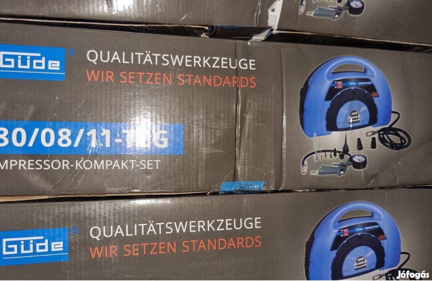 Tartozékaival hordozható táskakompresszor, egy hengeres,