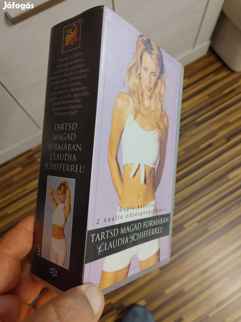 Tartsd magad formában Claudia Schifferrel dupla VHS kazetta fittnes -