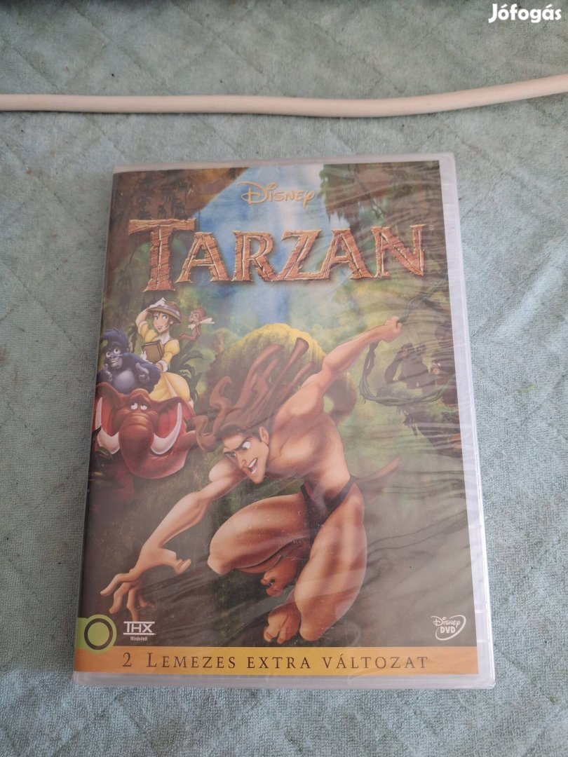 Tarzan DVD Mese dupla lemezes 2 lemezes bontatlan fóliás