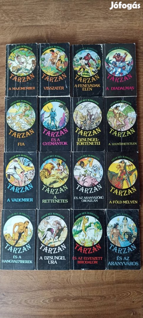 Tarzan könyv sorozat, gyűjtemény