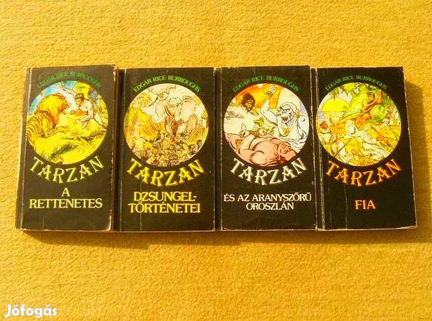 Tarzan könyvek - Edgar Rice Burroughs - 4 kötet