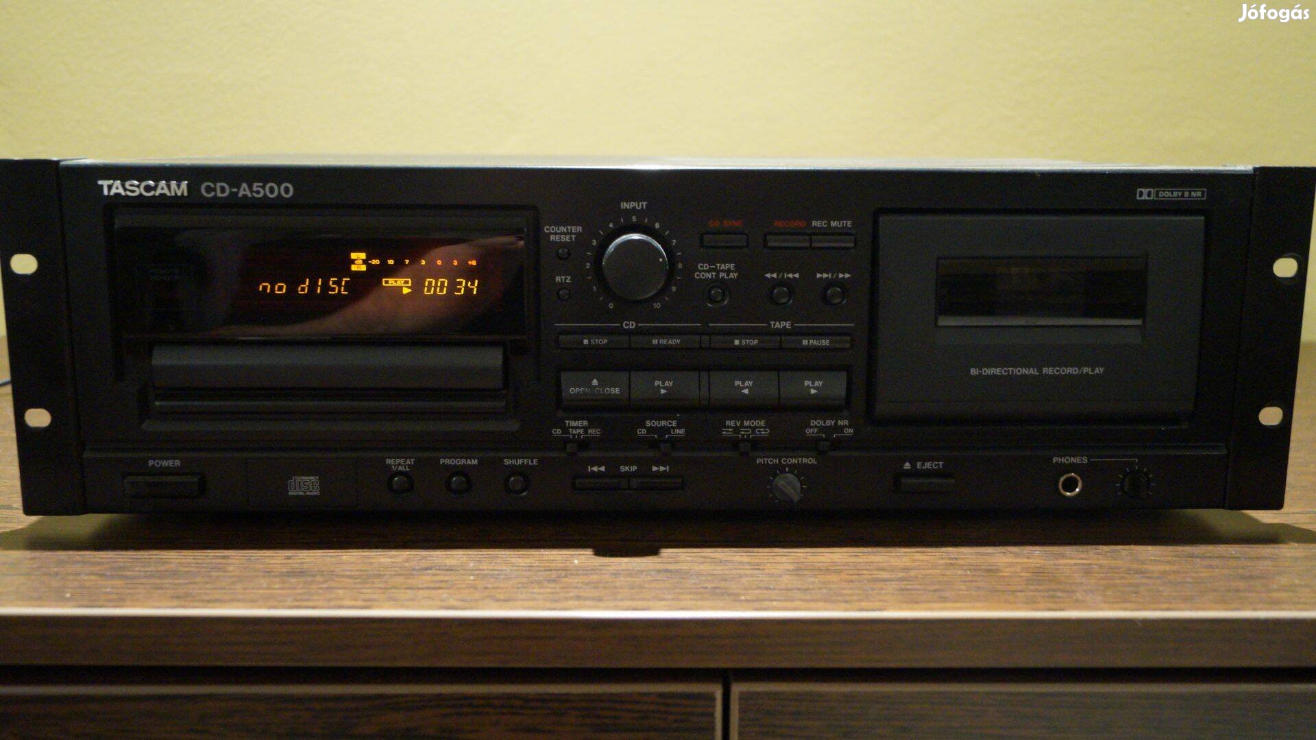 Tascam CD A500 Studio Deck CD