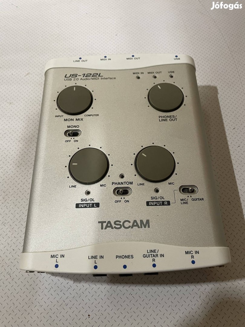 Tascam US-122L MIDI interfész eladó 