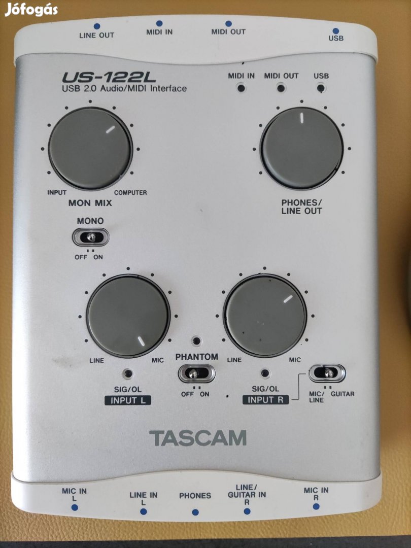Tascam Us-122L Audio/Midi Interface