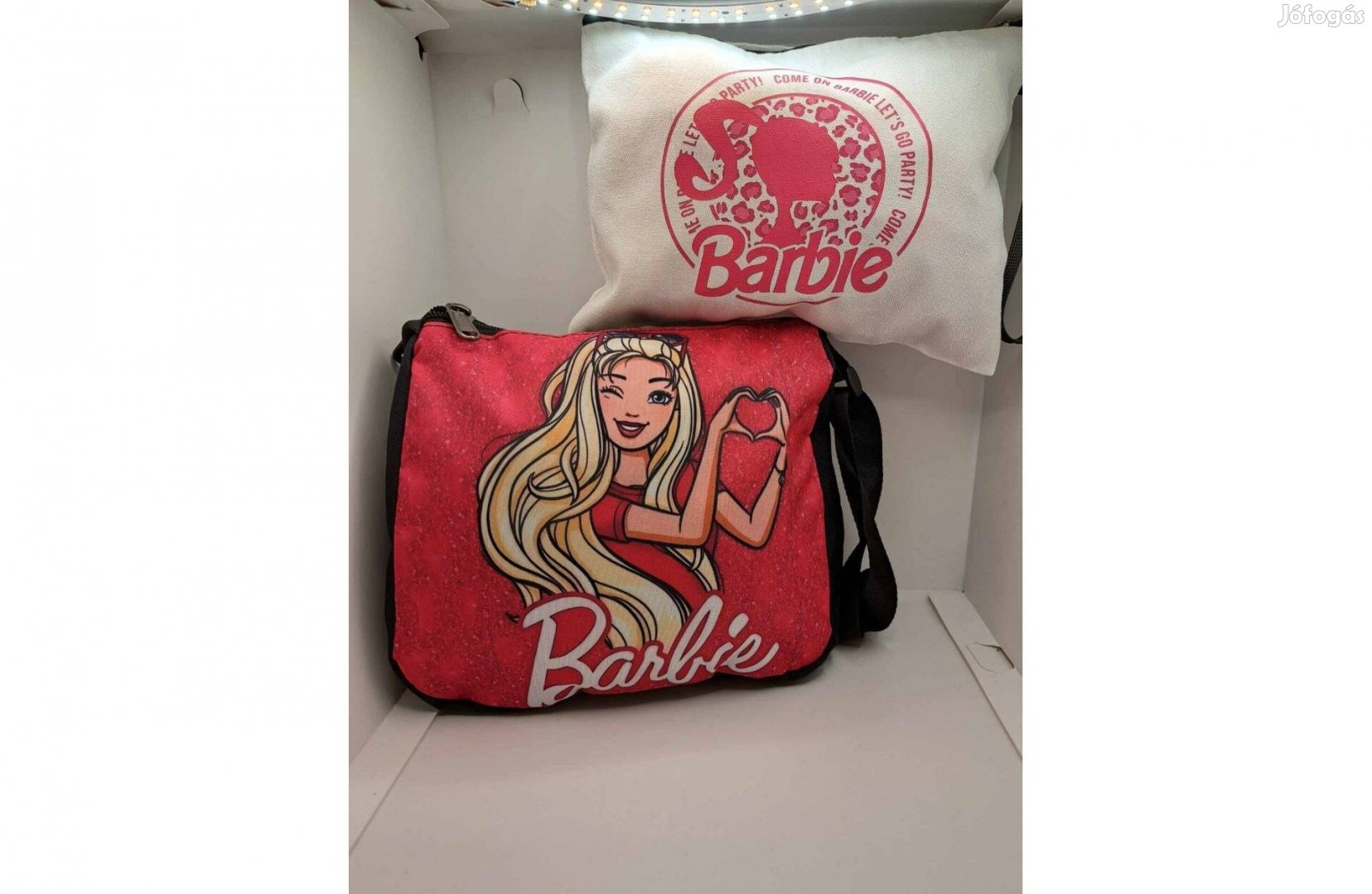 Táska+Kozmetikai táska szett /Barbie felirattal