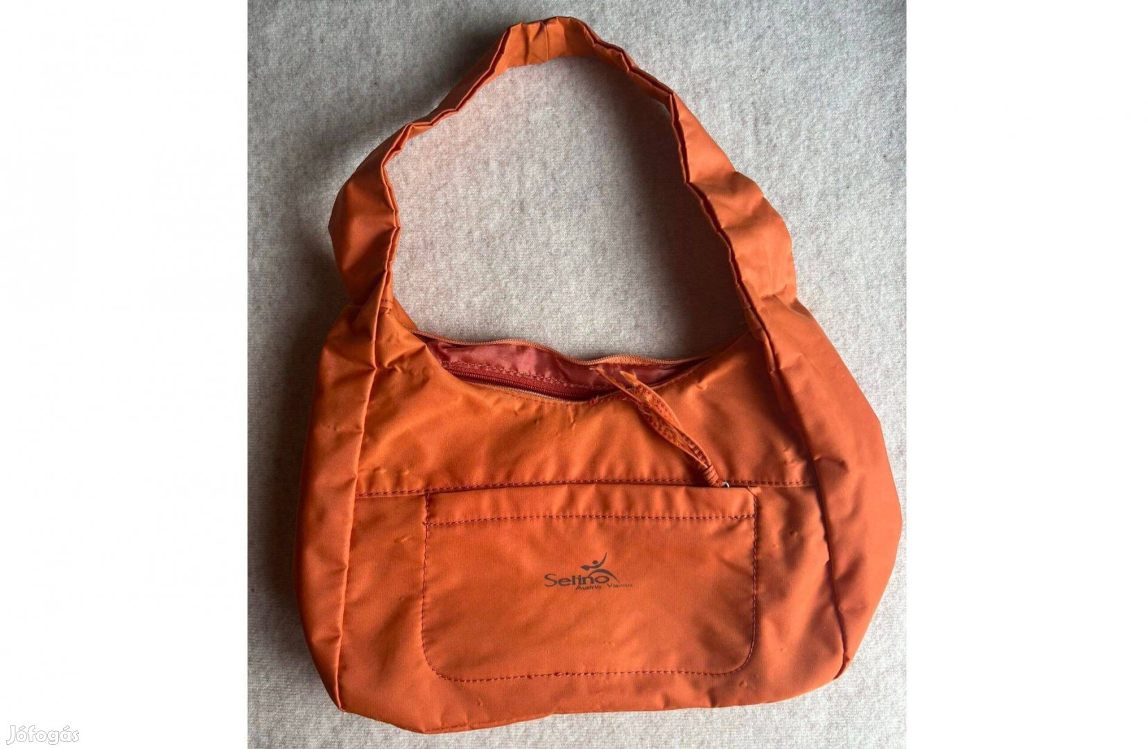 Táska, narancssárga, kézitáska