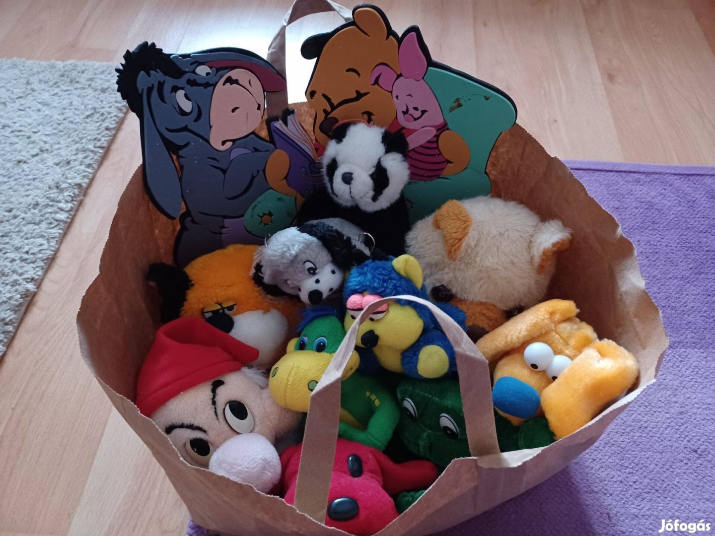 Táskányi plüssjáték 10 darab újszerűek