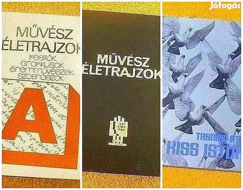 Tasnádi Attila - Művész életrajzok - Kiss István - Dedikált könyvek