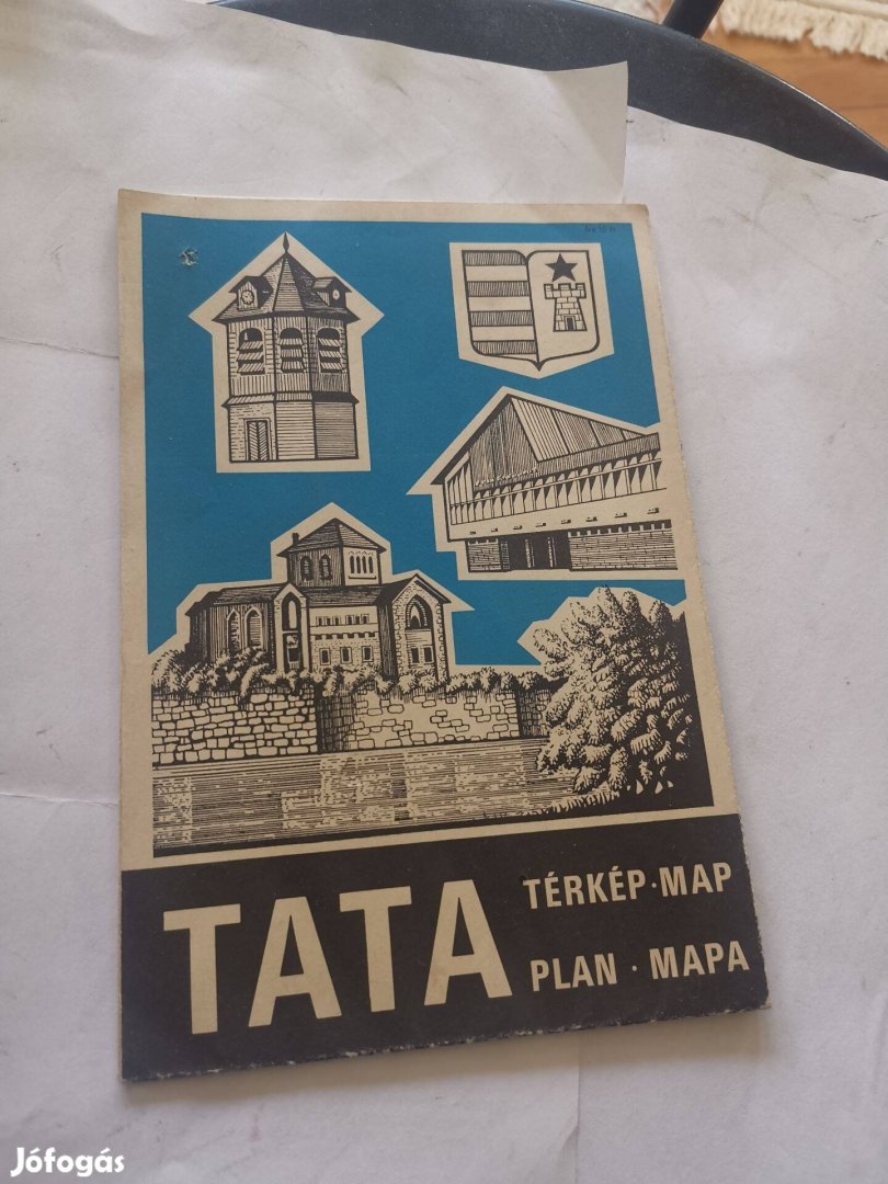 Tata térképe - térkép 1972 - várostérkép