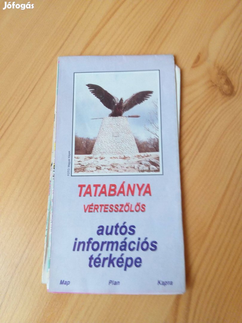 Tatabánya Vértesszőlős Autós információs térkép eladó!