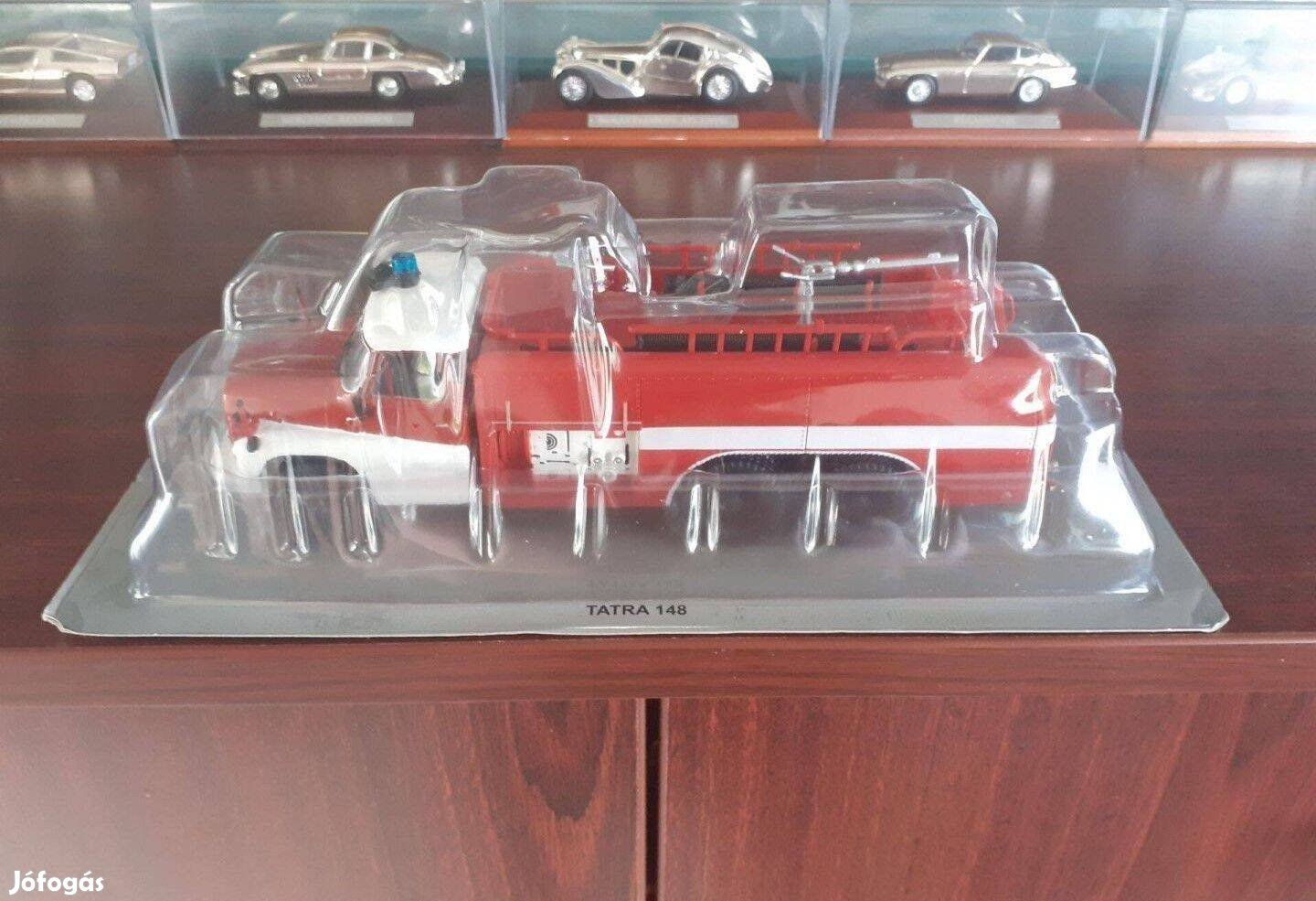 Tatra 148 tüzoltó "Cseh TGK DEA" kisauto modell 1/43 Eladó