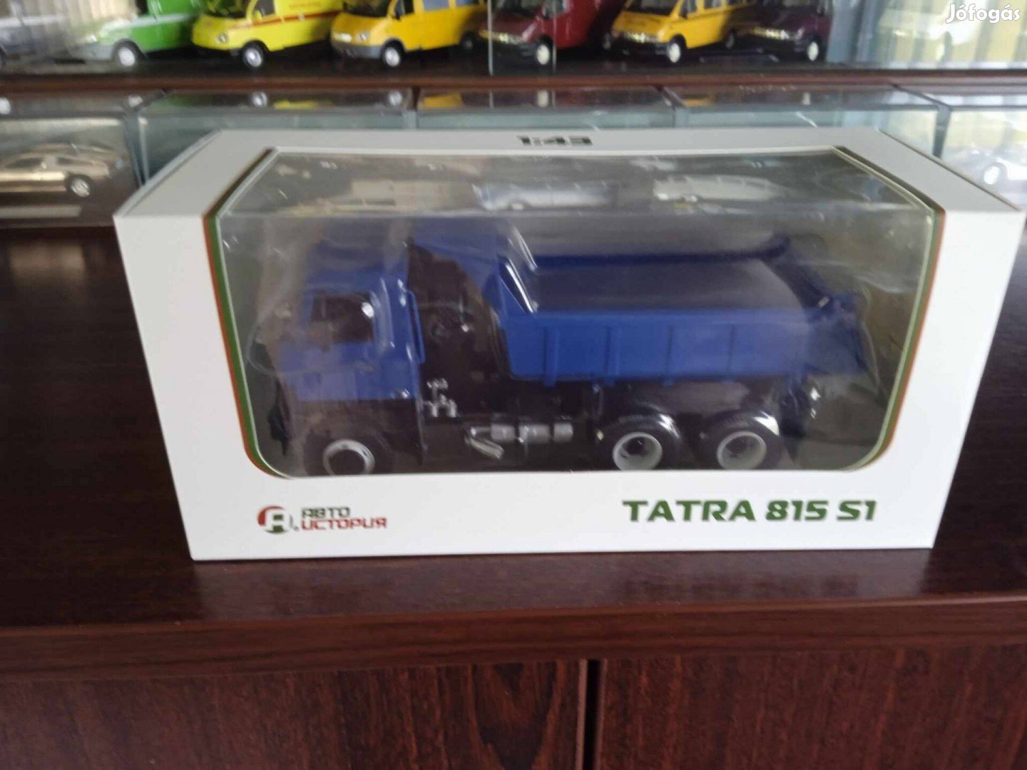 Tatra 815 S1 Billenős kék "Autoistoria" kisauto 1/43 modell Elado