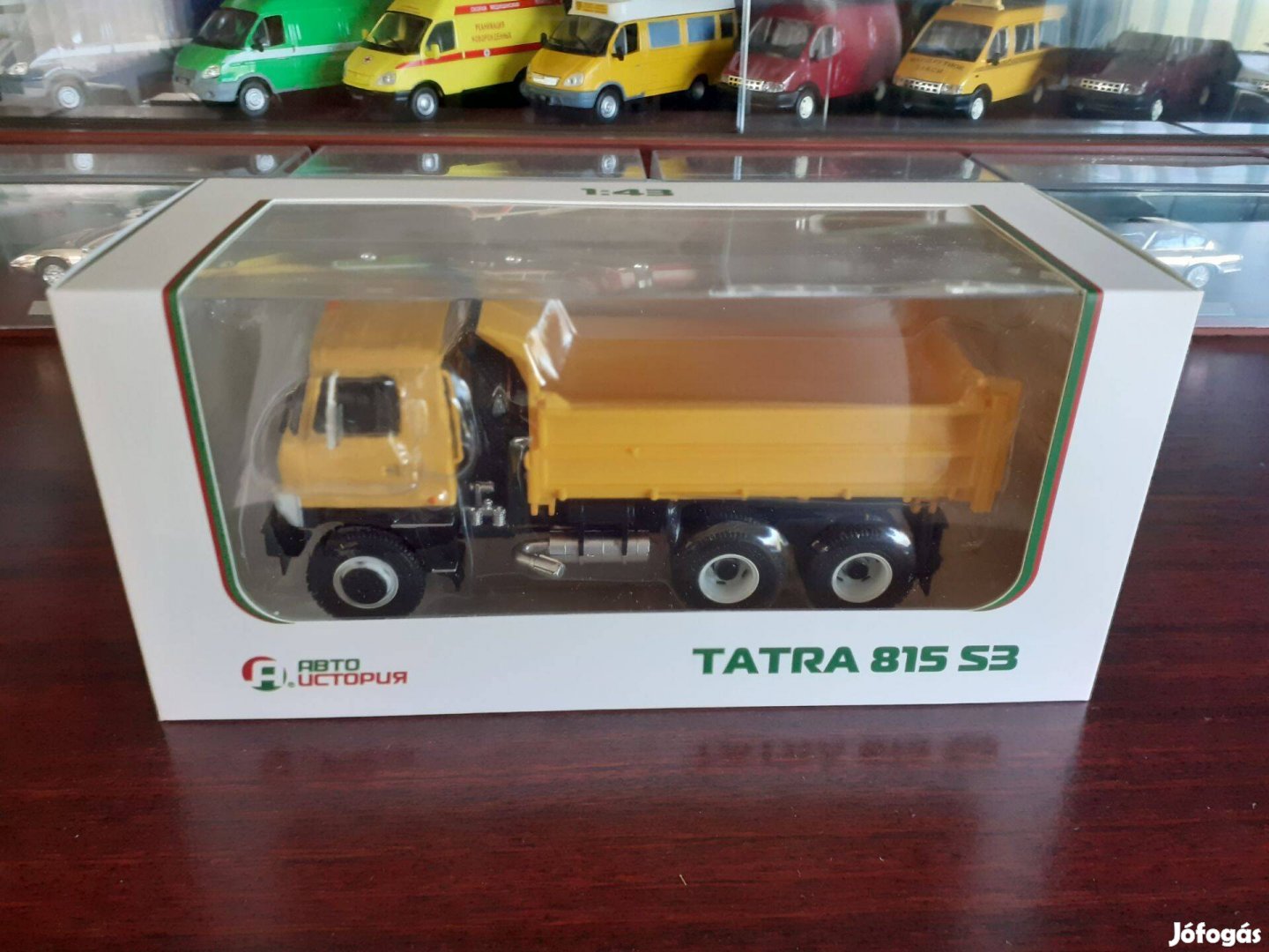 Tatra 815 S3 Billenos sarga "Autoistoria" kisauto 1/43 modell Eladó