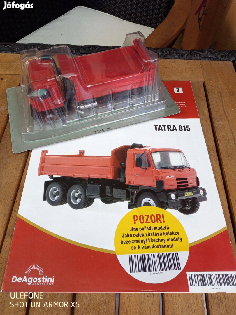 Tatra 815 bilencs modell Deagoostini 1:43 Új!!! Bontatlan!!!Újsággal!