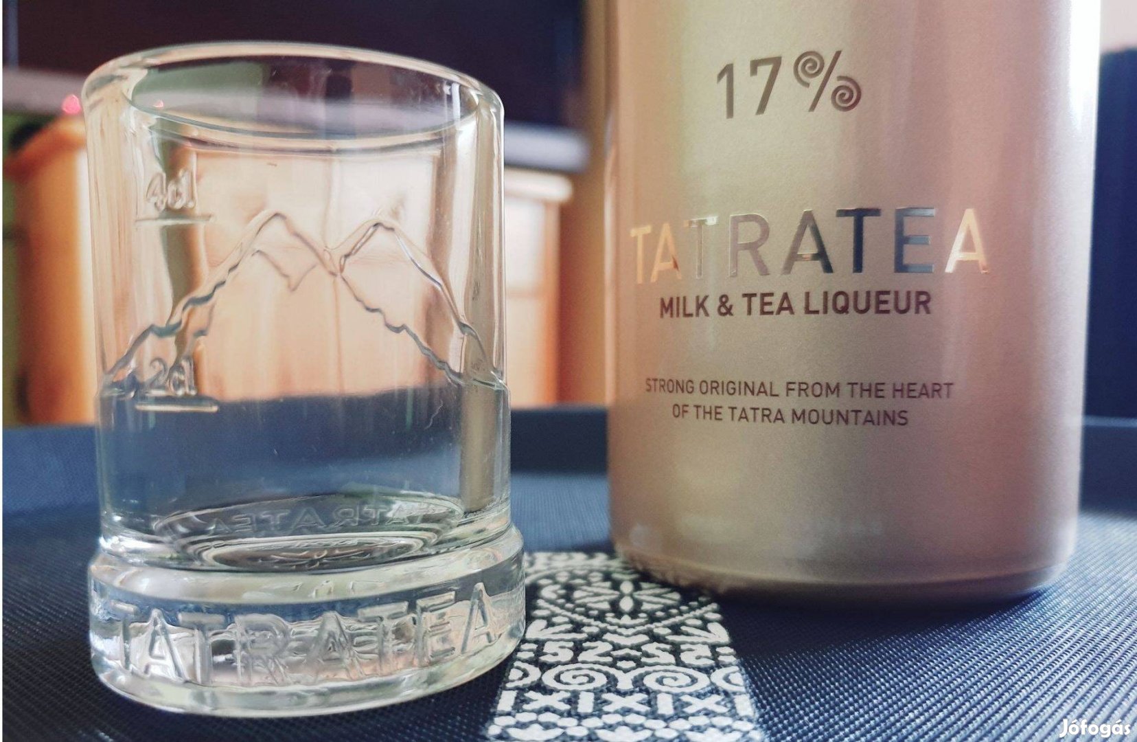 Tatratea eredeti tea likőr pohár 50 ml / Tátra tea üveg poharak