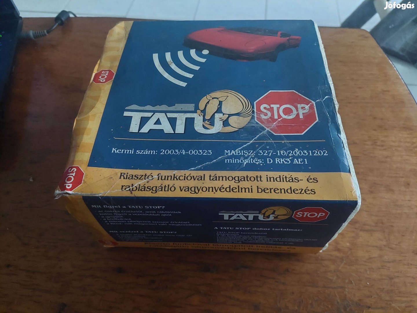 Tatu autóriasztó (használatlan)