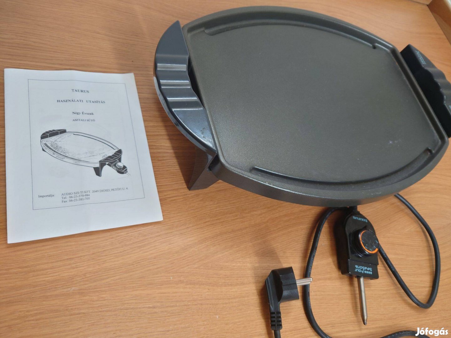 Taurus asztali grill, beltéri grillsütő