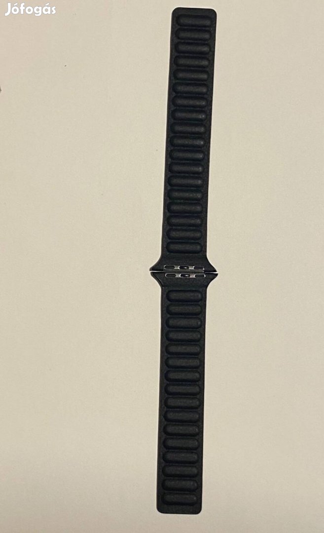 Tavaszi kiárusítás! Apple watch 38/40/41mm mágneses fekete bőr szíj