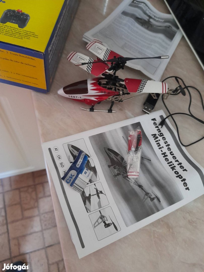 Távirányítós autók, hajó, helikopter -foglalkozós