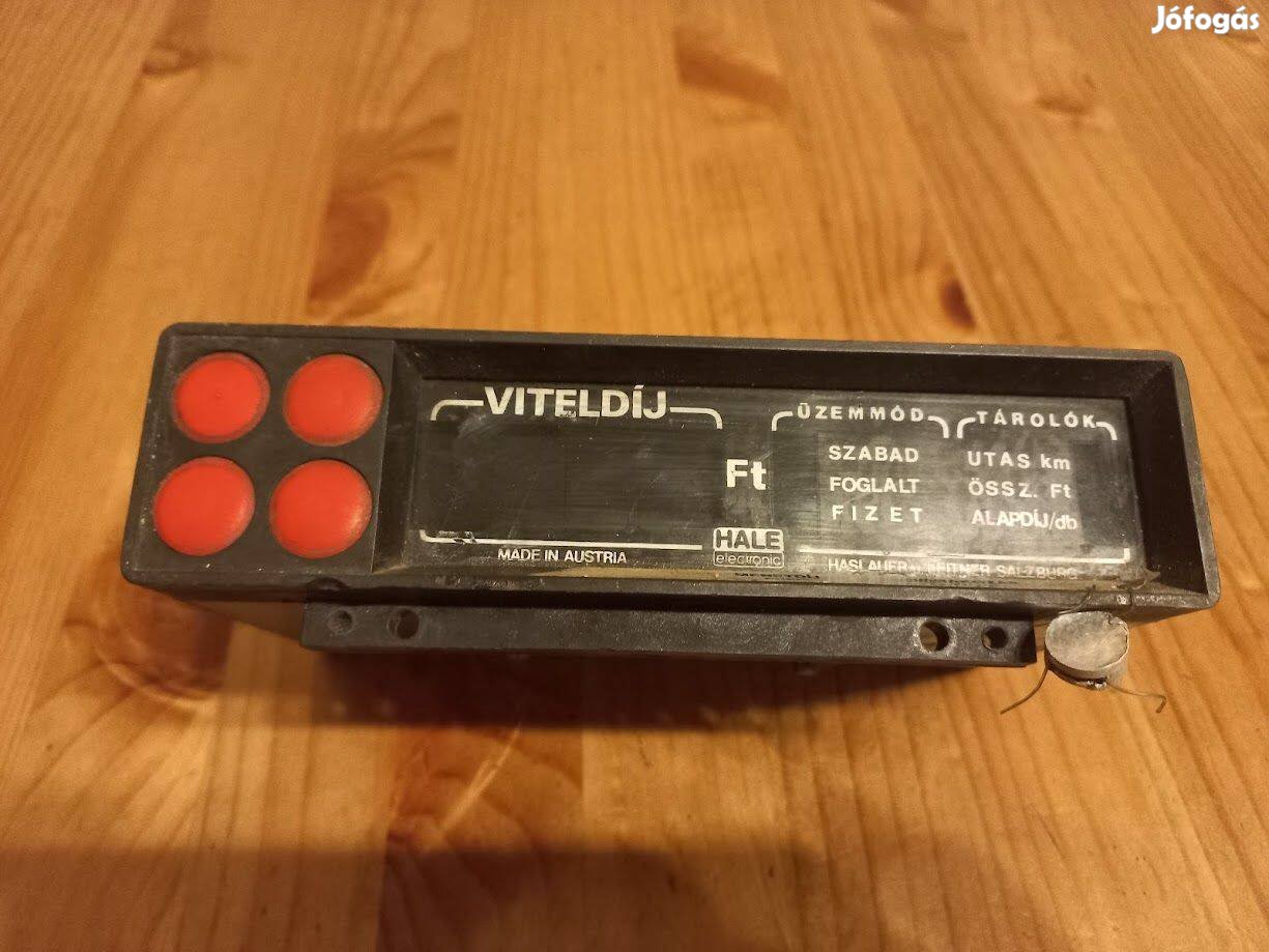 Taxameter Hale Electronic Retro osztrák gyártmányú taxióra
