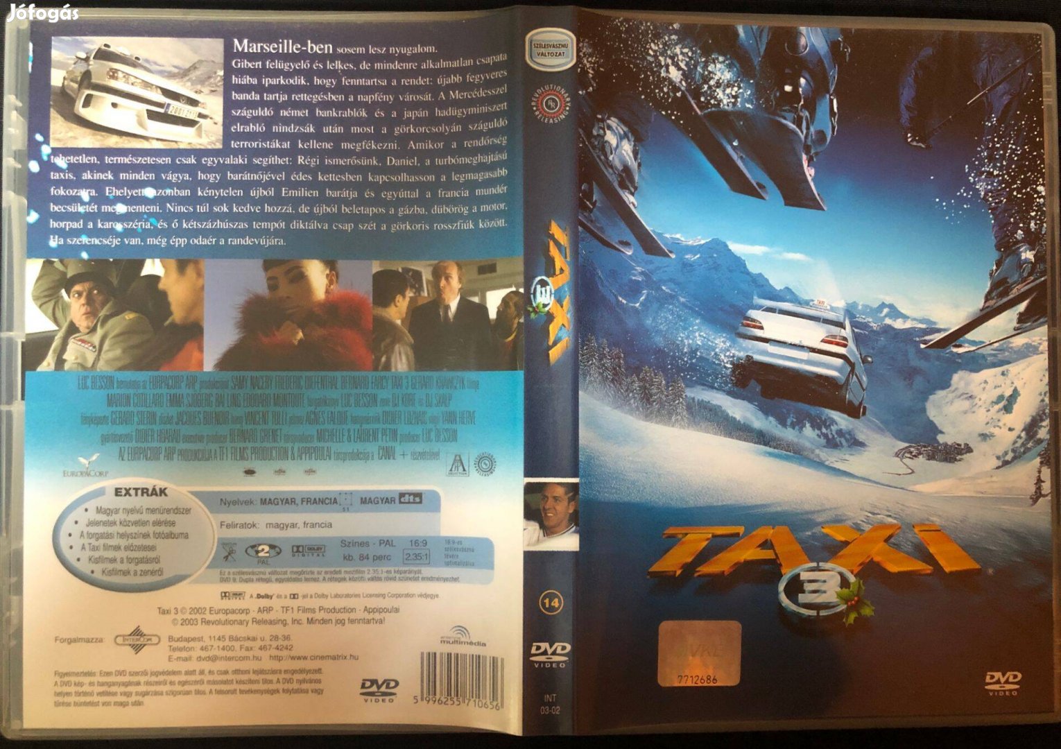 Taxi 3. DVD (Samy Naceri, Frédéric Diefenthal)