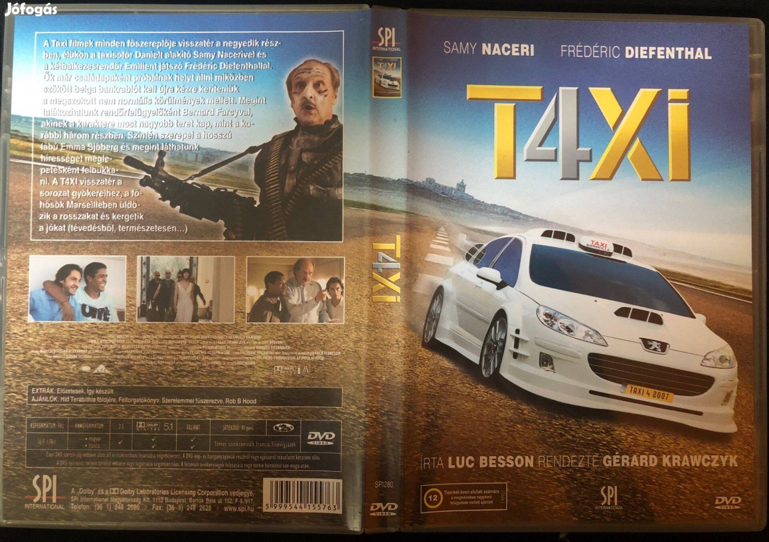 Taxi 4. DVD (karcmentes, Samy Naceri, Frédéric Diefenthal)