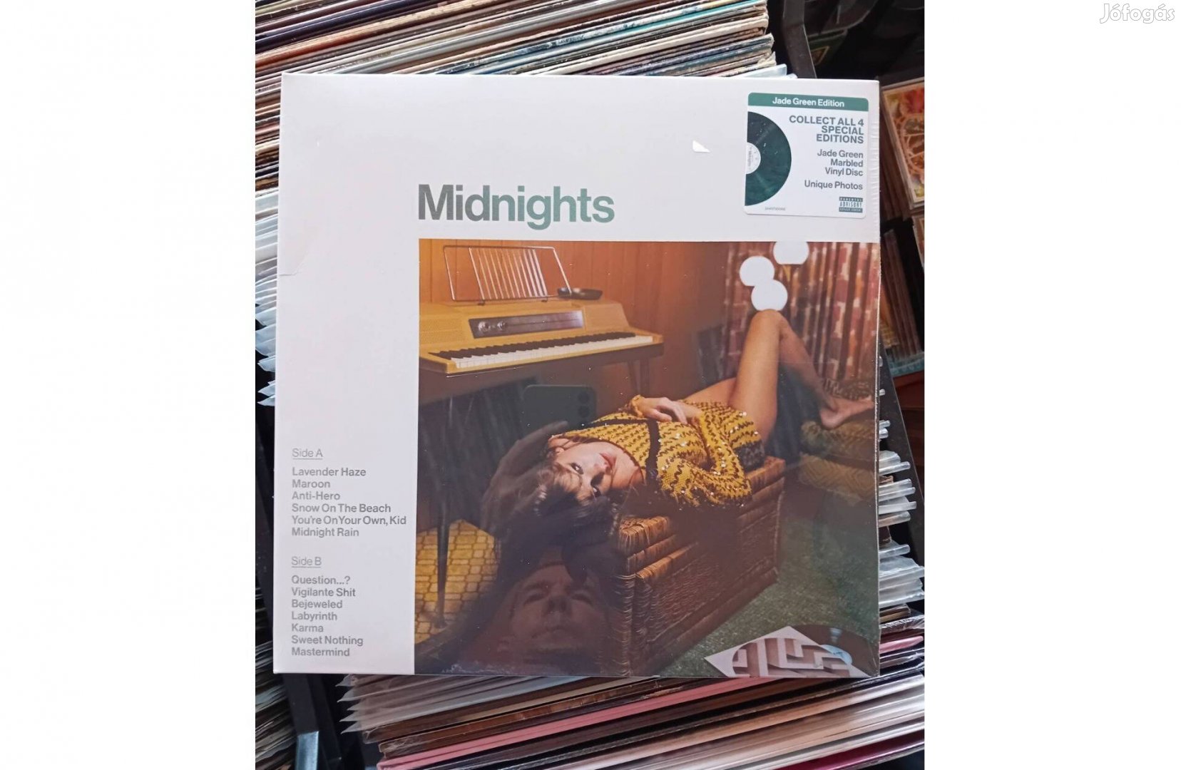 Taylor Swift - Midnights Jade Green Edition Bakelit Lemez