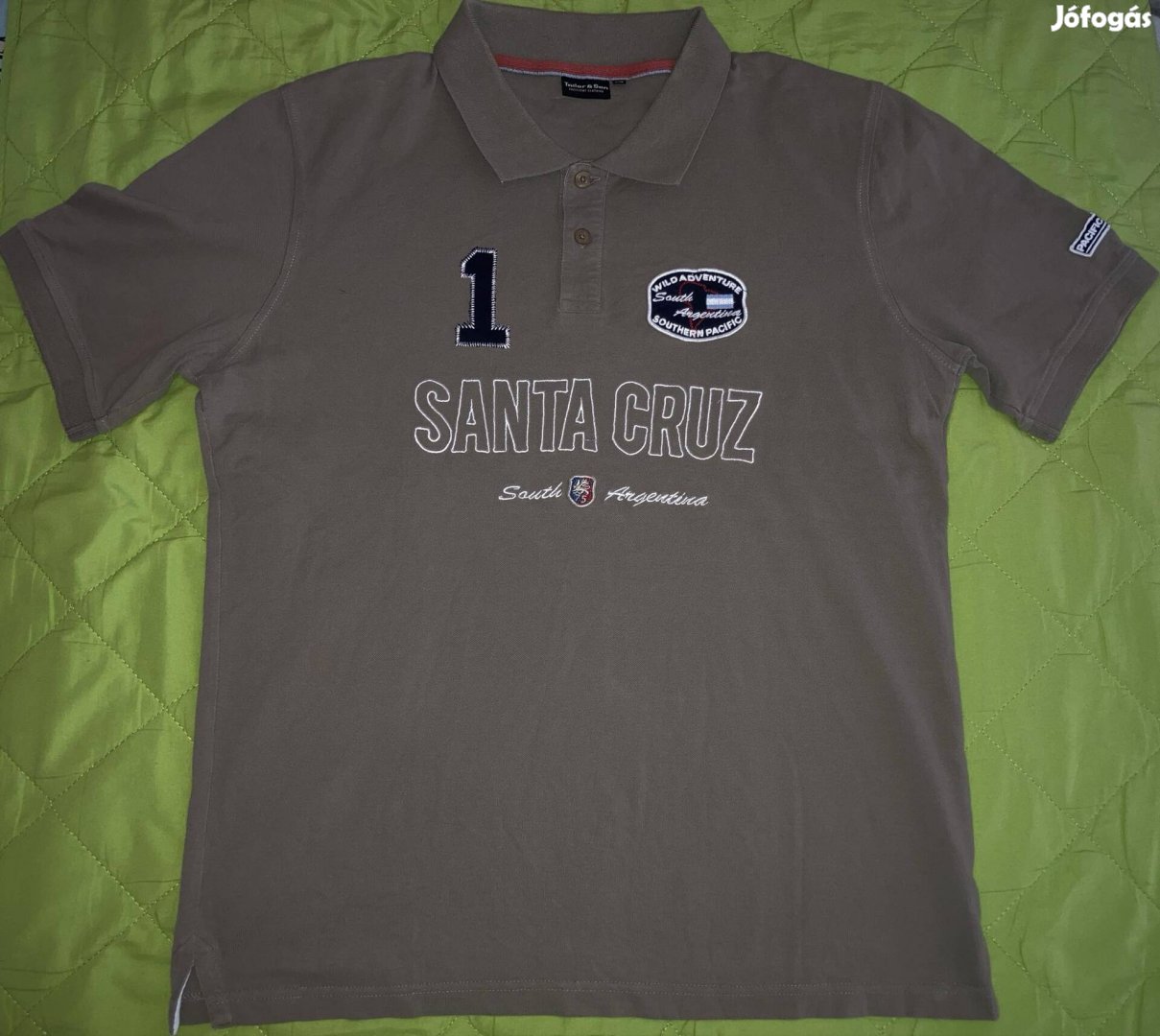 Taylor Son - Santa Cruz South Argentína LXL pamut galléros