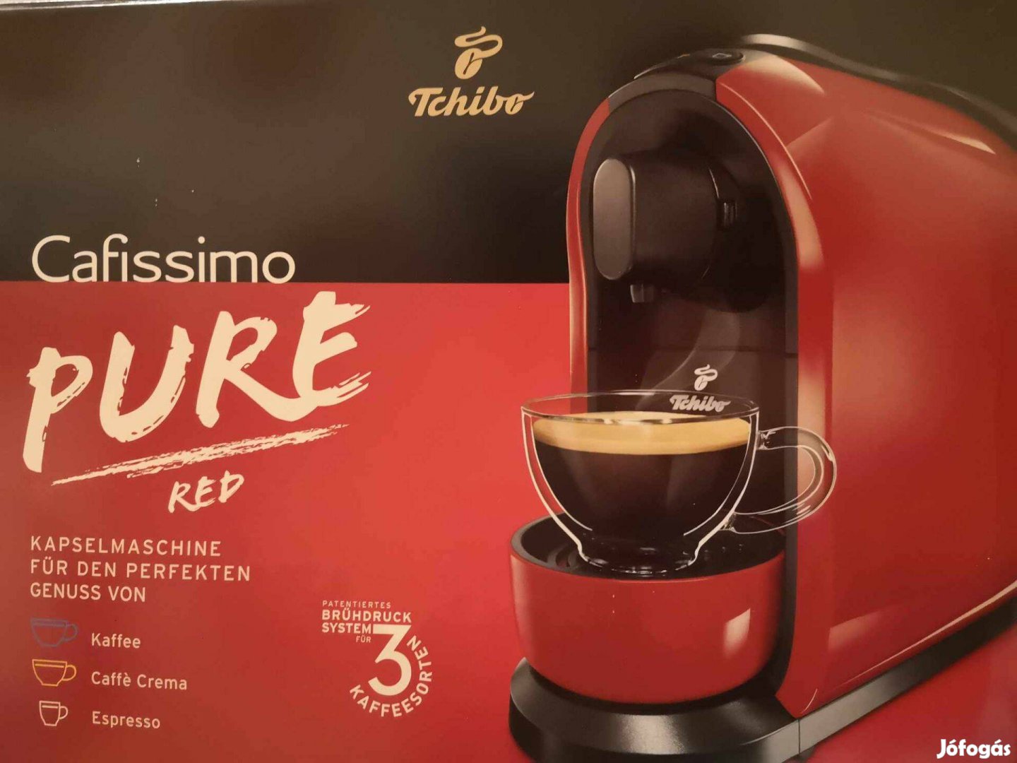 Tchibo Cafissimo Pure red kapszulás kávéfőző