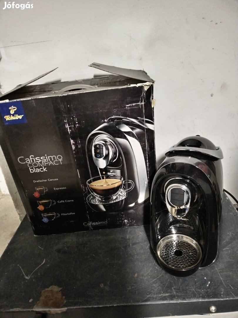 Tchibo Cafissimo compact black kapszulás kávéfőző 