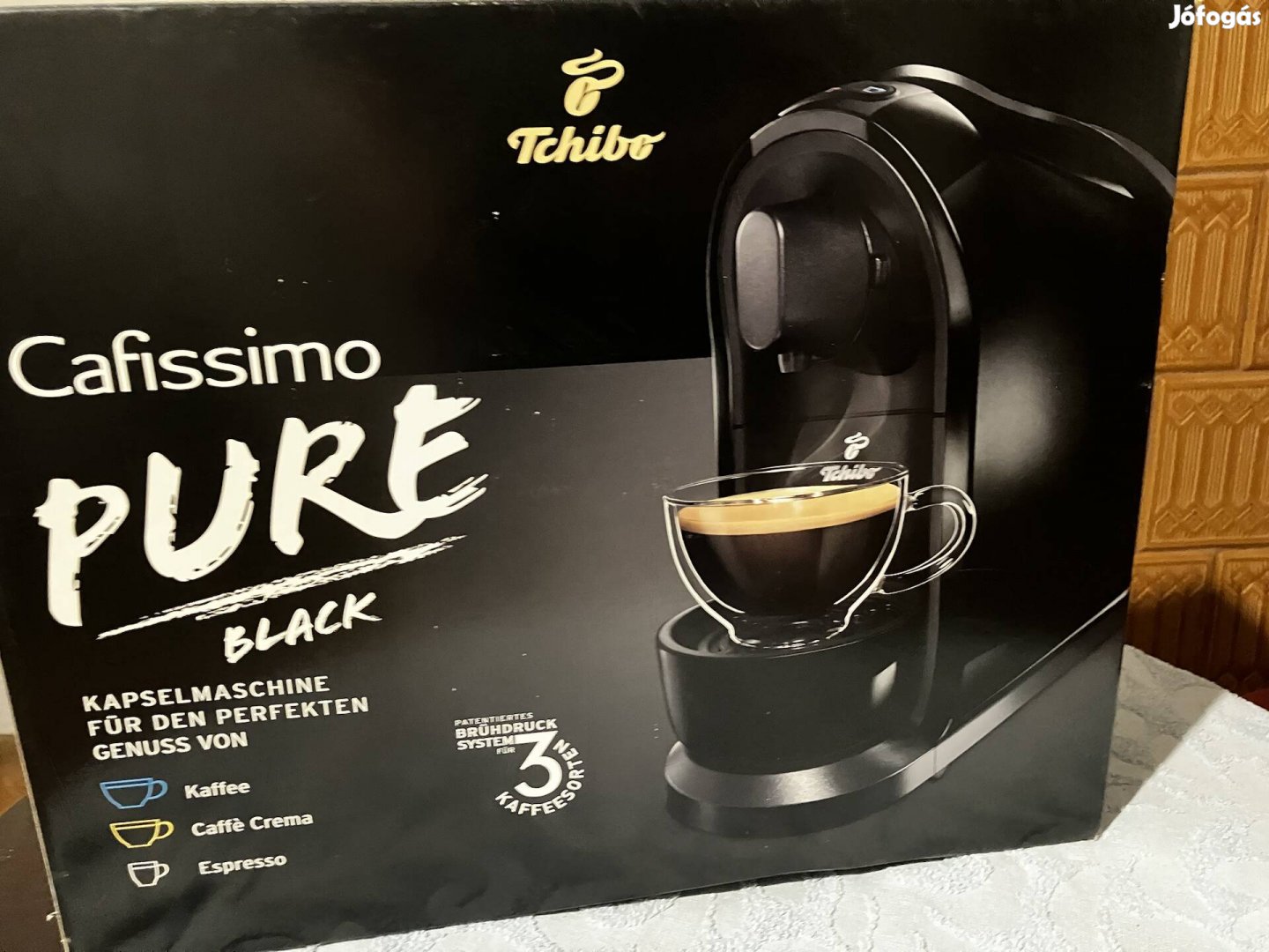 Tchibo kapszulás kávéfőző pure black