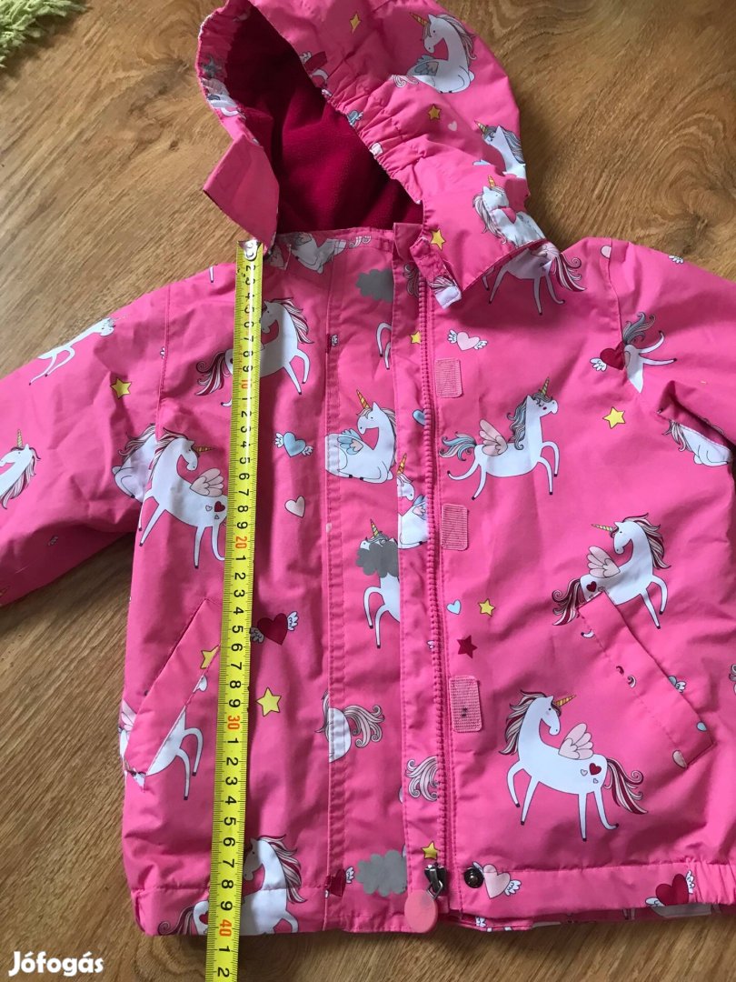 Tchibo unikornis kabát 3-4 éves kislanynak