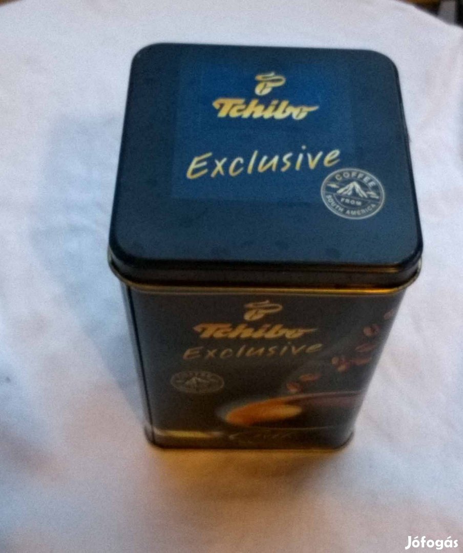 Tchibos aromatartó pléhdoboz