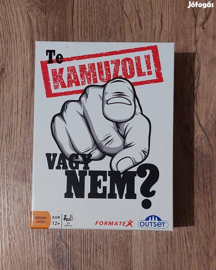 Te Kamuzol vagy Nem? társasjáték eladó