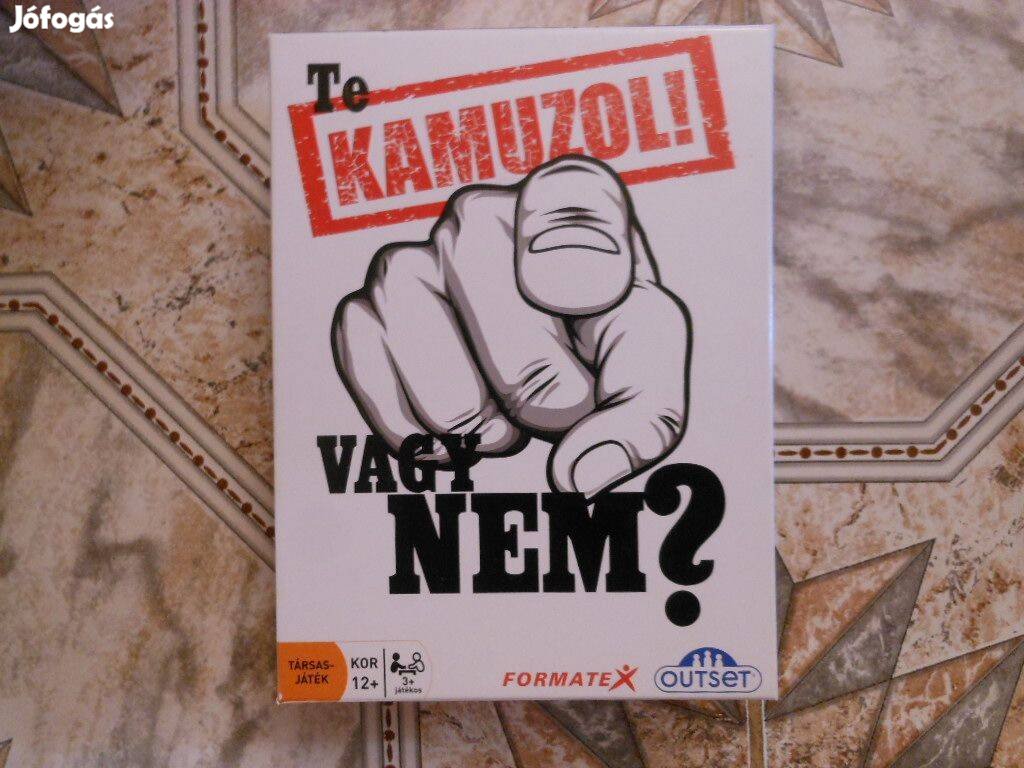 Te kamuzol vagy nem? remek társasjáték ajándékozható