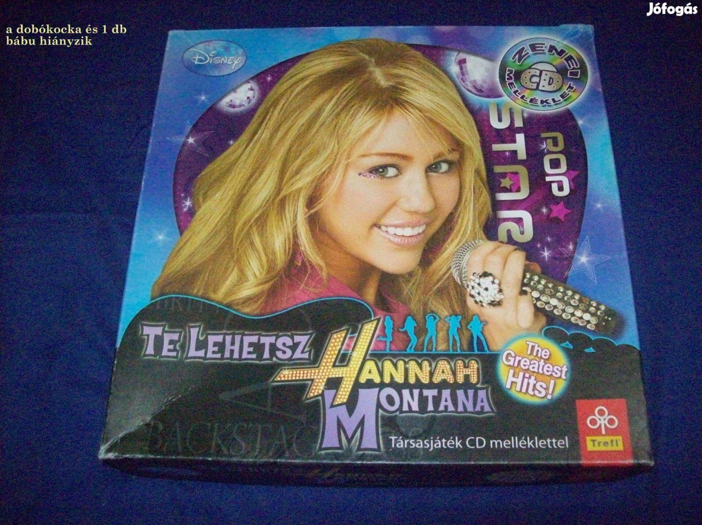 Te lehetsz Hannah Montana - Társasjáték CD melléklettel (dobozában)