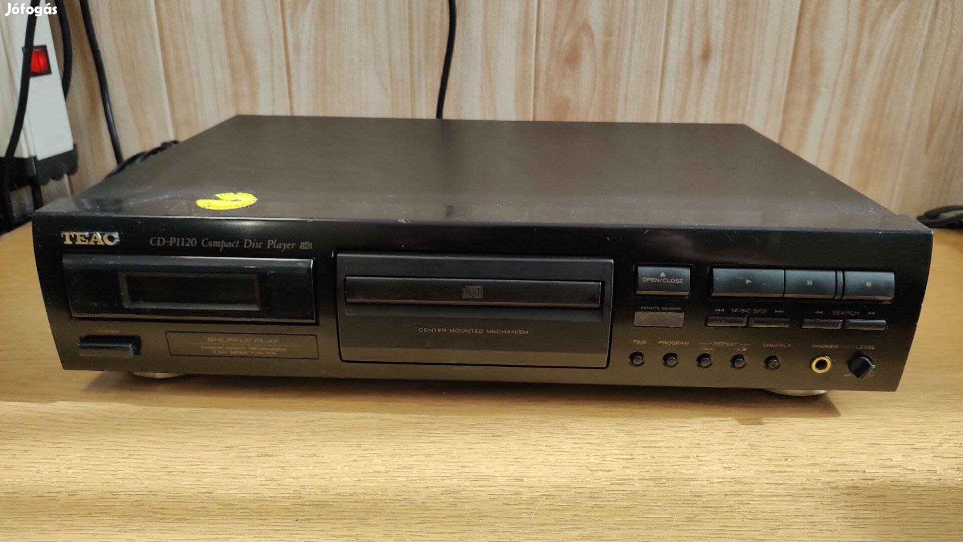 Teac CD-P1120 cd játszó működő állapotban kijelző hibával