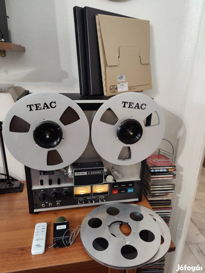 Teac a-3300sx orsós magnó komplett szett!