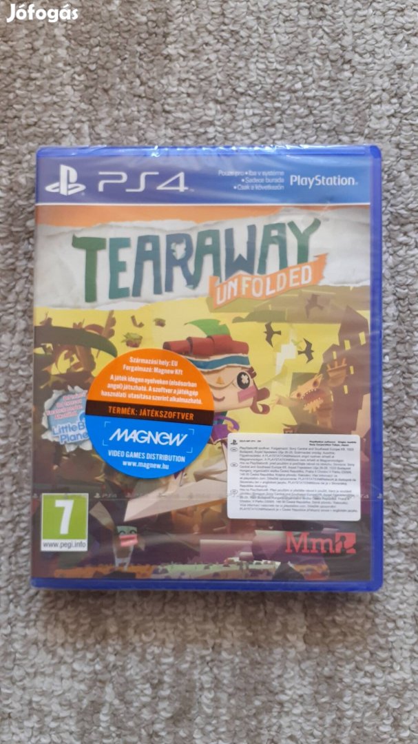 Tearaway Ps4 játék , új bontatlan.